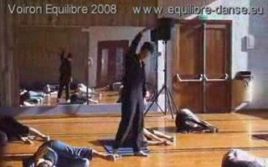 Bénédicte Gaillard pendant le stage de danse de Voiron.