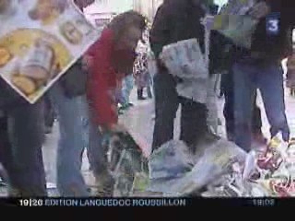 Déversement publicitaire - Montpellier