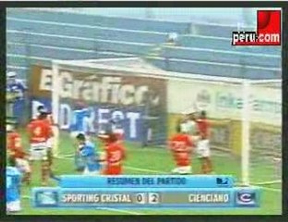 Peru.com: Goles del Sporting Cristal-Cienciano