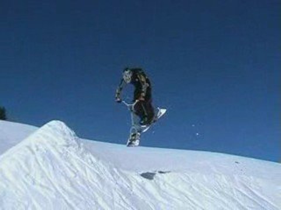 Snowscoot - 360 in progress
