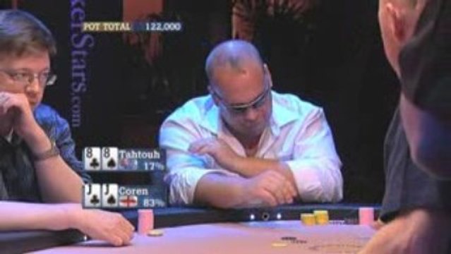 Poker EPT 3 Londres Vicky Coren vs Emad Tahtouh good chat