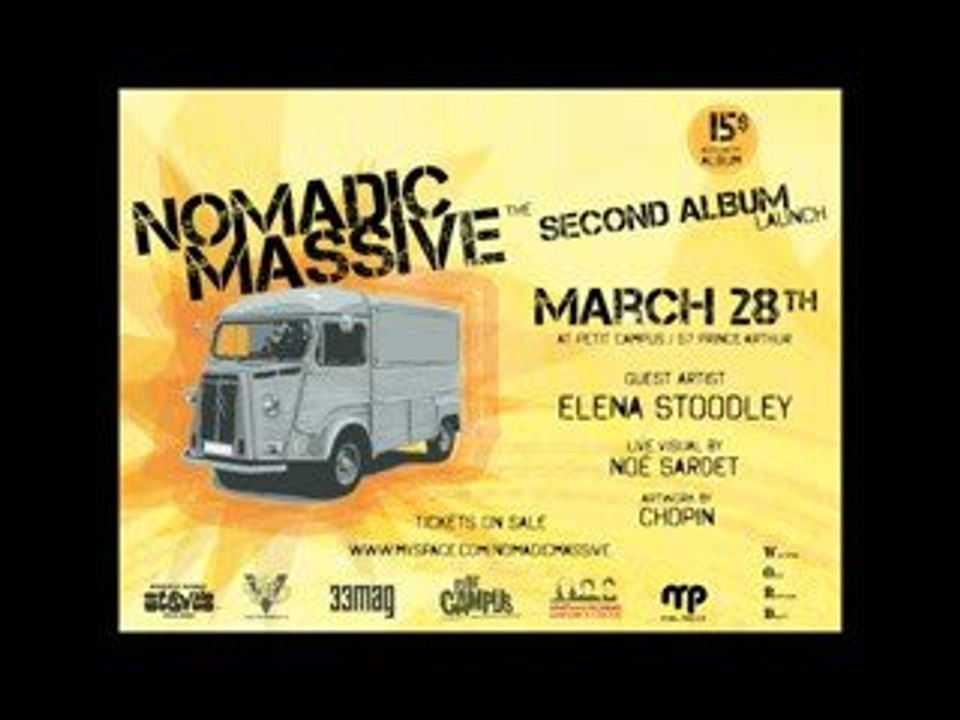 Nomadic Massive 2nd album launch on March 28th, 2009
