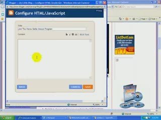 Home Seller Assist - Setting Up Your Blog