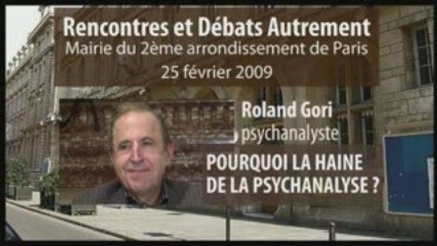 Roland Gori aux Rencontres et Débats Autrement