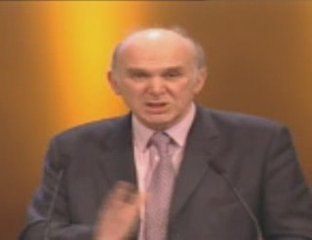 Vince Cable at 2009 spring conference