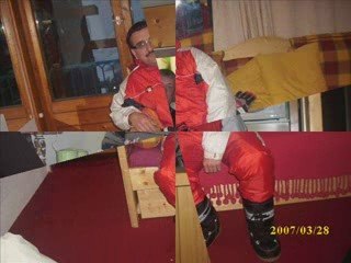 Juju a la neige lol