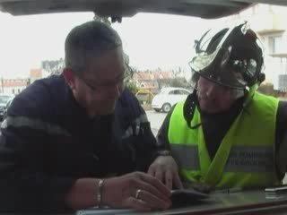 Feu dans une boulangerie à Montceau les Mines (09/03/09)