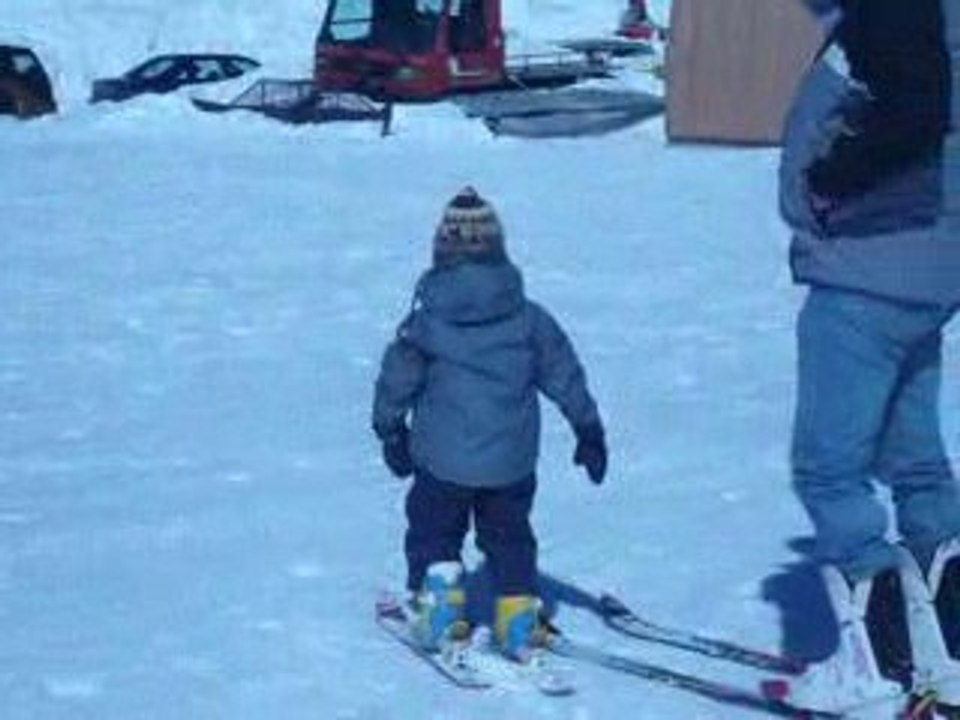 Martin au ski 2ème essai