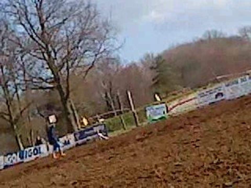Depart National B motocross Basly 8 mars 2009