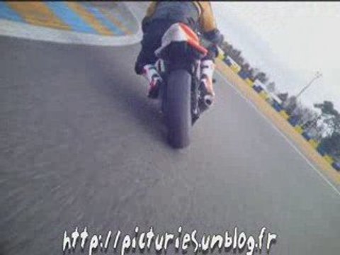 1er roulage 2009 au circuit Bugatti en CB500
