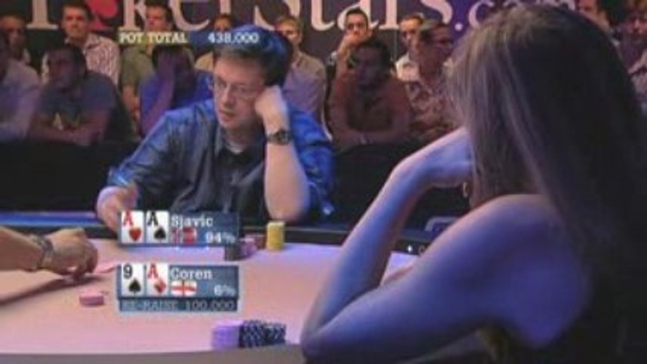 Poker EPT 3 Londres  Sjavic vs Coren Re Raise All in