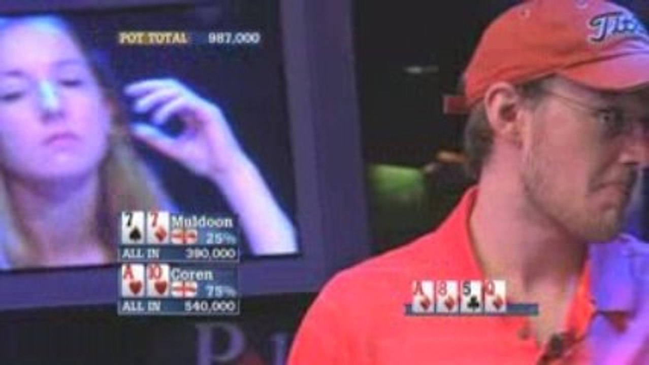 Poker EPT 3 Londres Vicky Coren Pushes Again