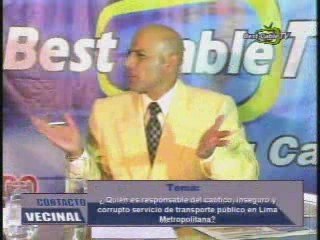 Caótico transporte público en Lima Metropolitana 1/3