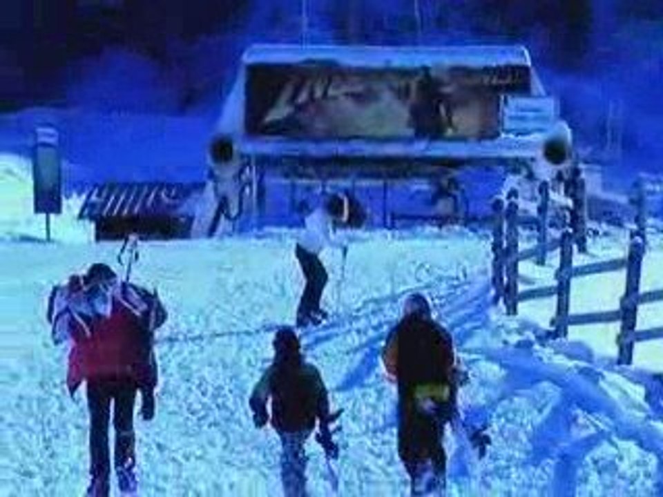 la soeur de "Régis" au ski