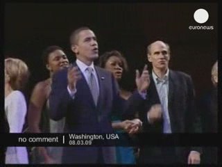 Barack Obama fête le 77eme anniversaire de Kennedy