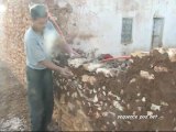 Le travail de construction maison au Douar Maroc
