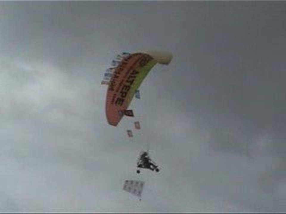 BURSA - AK PARTİ'NİN HAVADA REKLAMI