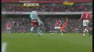 Arsenal v Burnley 3-0 - Eduardo Goal