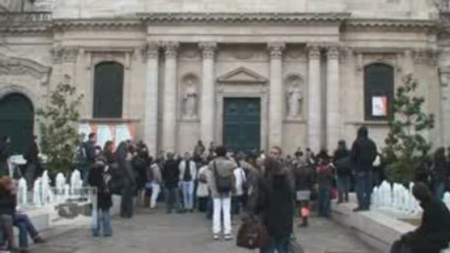 Chaine humaine Sorbonne