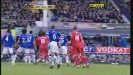 Everton v Middlesbrough 2-1 - Wheater Goal