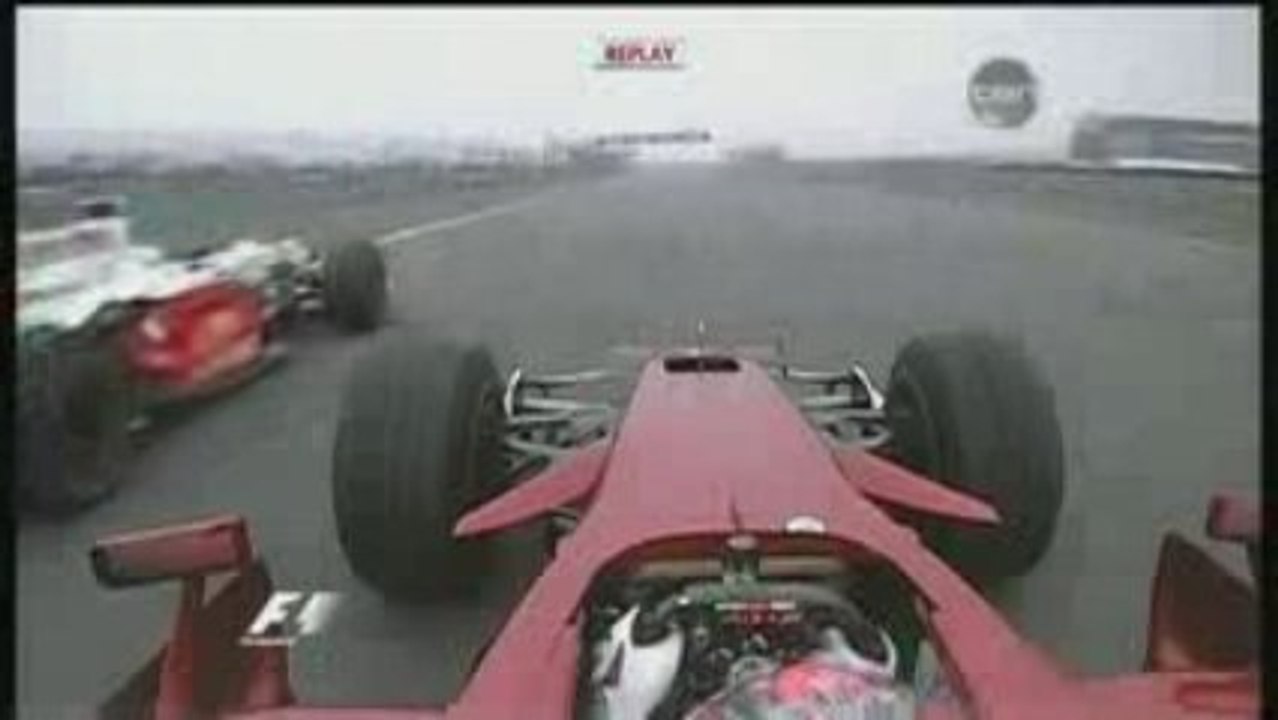 Raikkonen angry Fisichella