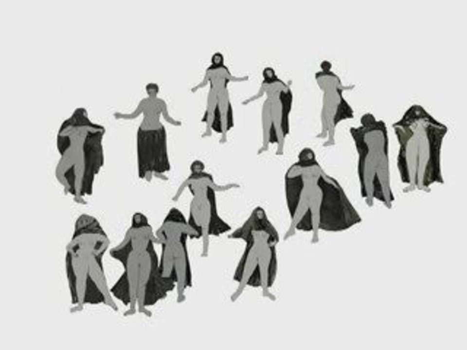 les femmes voilées se dévoilent et dansent