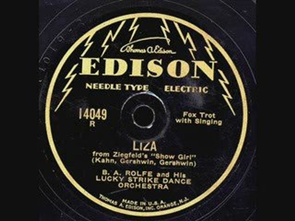 Liza-B A Rolfe and his Lucky Strike Orchestra