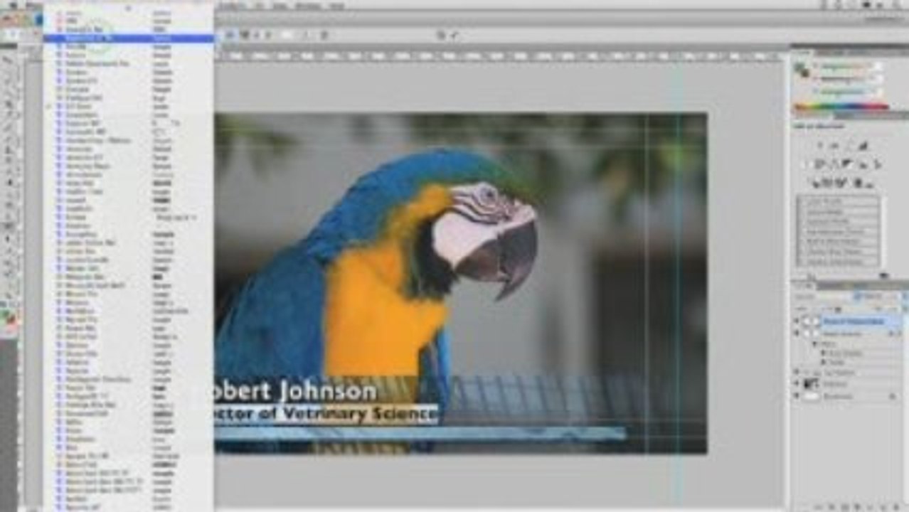 Making Lower Thirds part 2 - Photoshop for Vide...