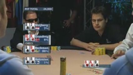 Poker EPT 2 Baden Antonius vs Backman