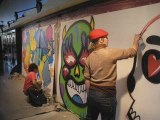 Graffiti de KASHINK - Festival hiphop féminin à La Courneuve