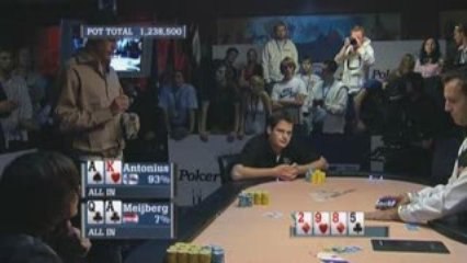 Poker EPT 2 Baden Antonius vs Meijberg