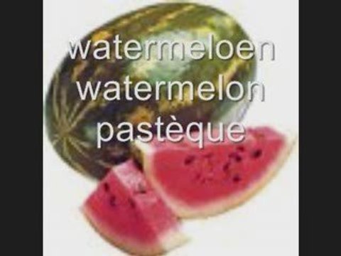 Nederlands - learn Dutch language vocabulary - fruits