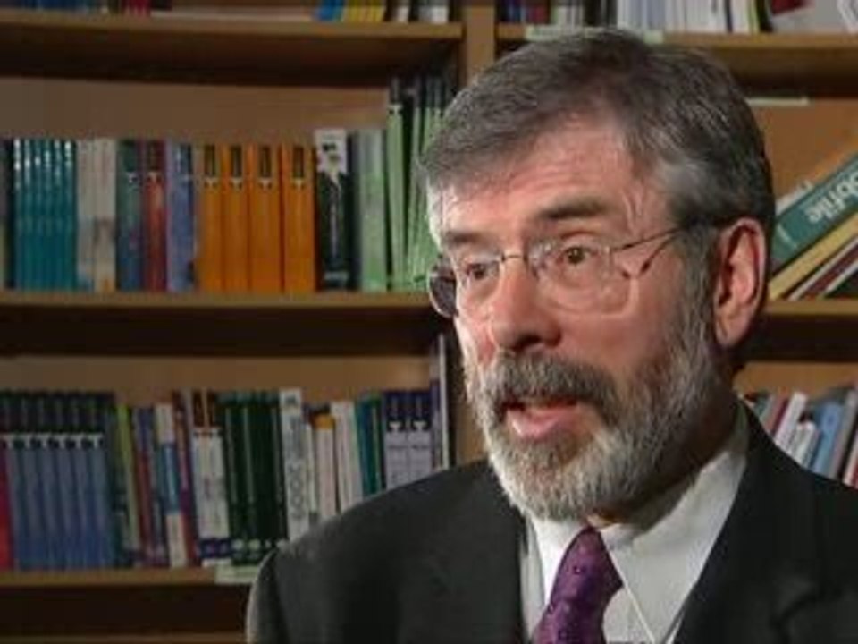 Sinn Fein President on shootings in Northern Ireland