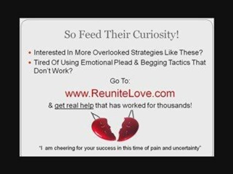 (How To Get Your Ex Boyfriend Back) Using Curiosity & TOP...