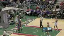 NBA Nate Robinson demonstrates his super lightning ability o