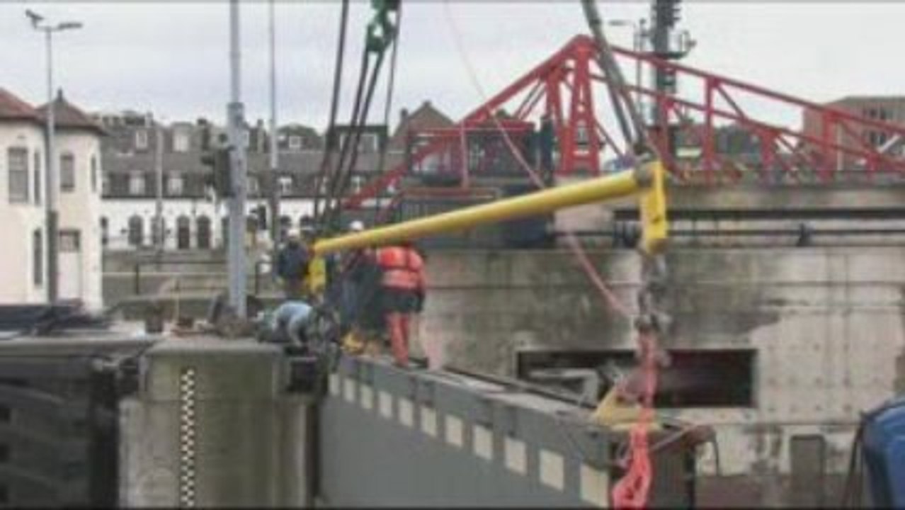 Nieuwe zeesluis in IJmuiden