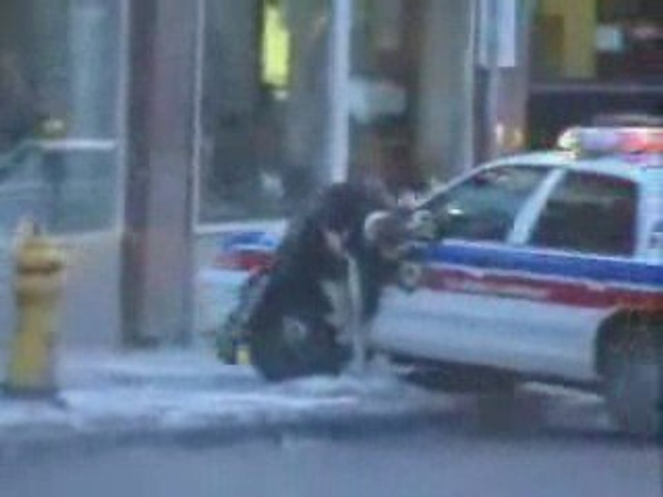 Arrestation musclée