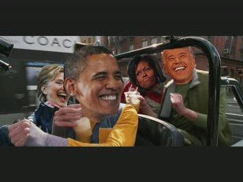 Hugo Chavez & Fidel ft. Obama & Hillary (salsa)