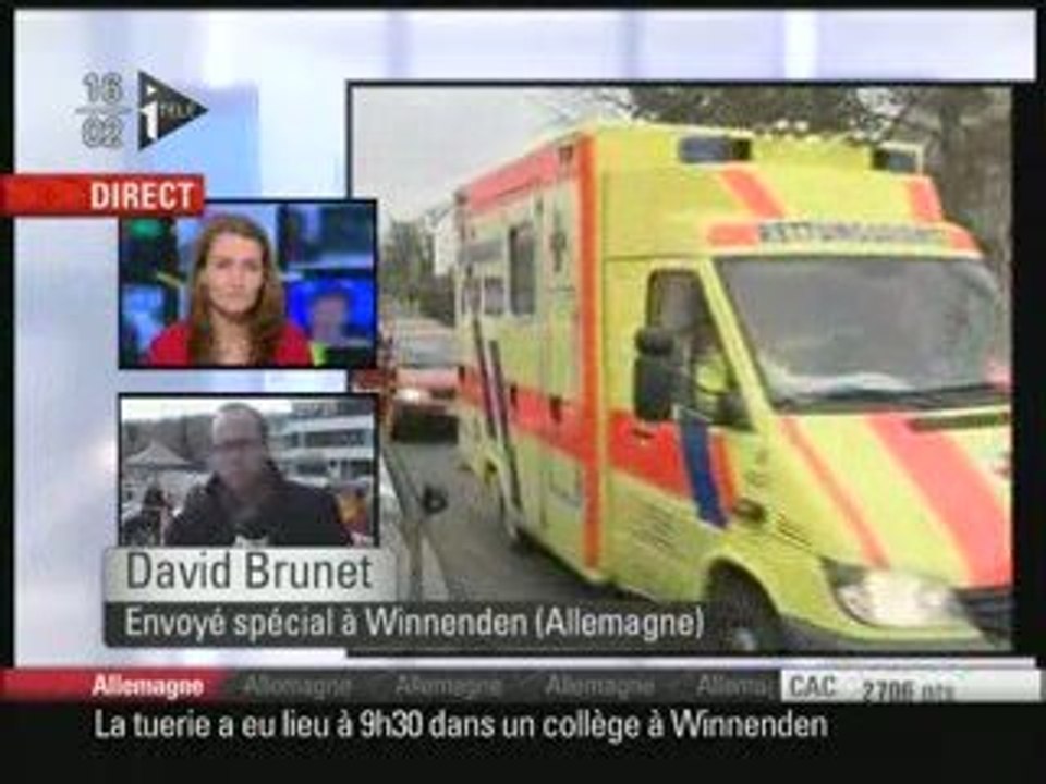 Tuerie en Allemagne 17 morts à Winnenden