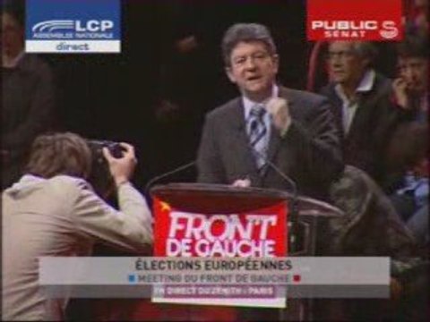 Discours de Jean-Luc Mélenchon. Lancement du Front de gauche