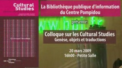 1 - Cultural Studies à la Bpi: I. Bastian-Dupleix; C. Evans