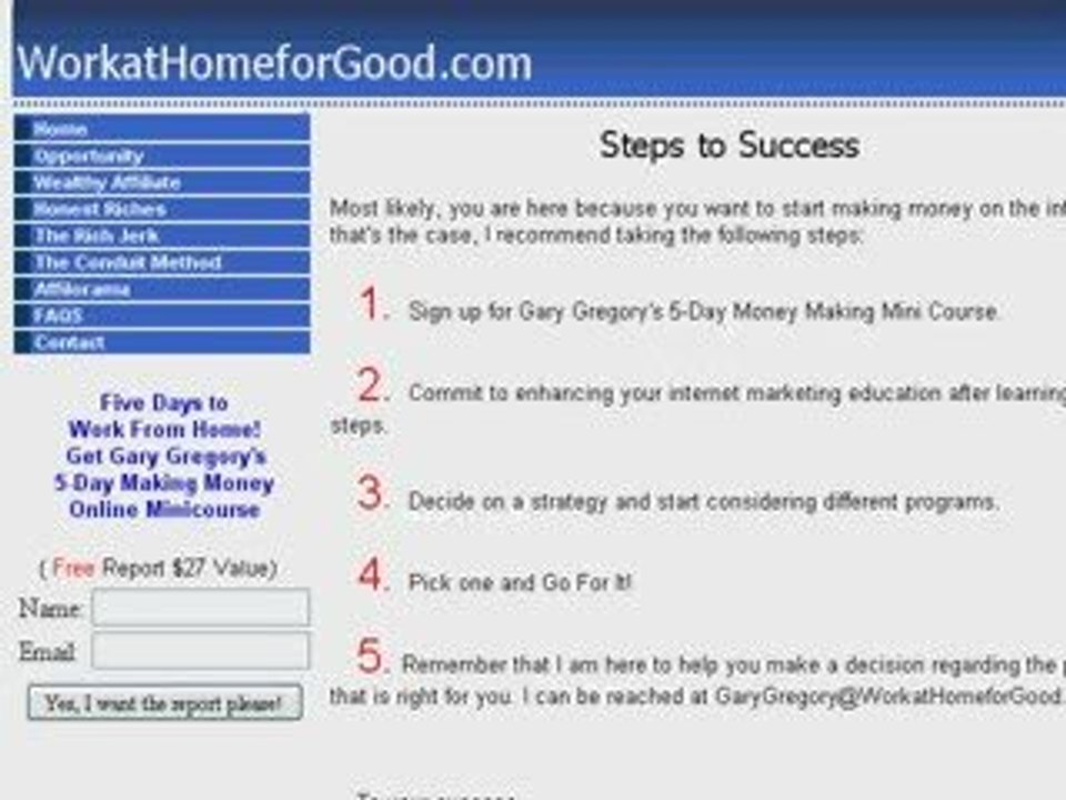 Work at Home for Good