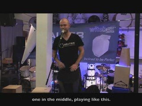 Valter Percussion Cajón Clinic pt. IV - Octa-Cajón