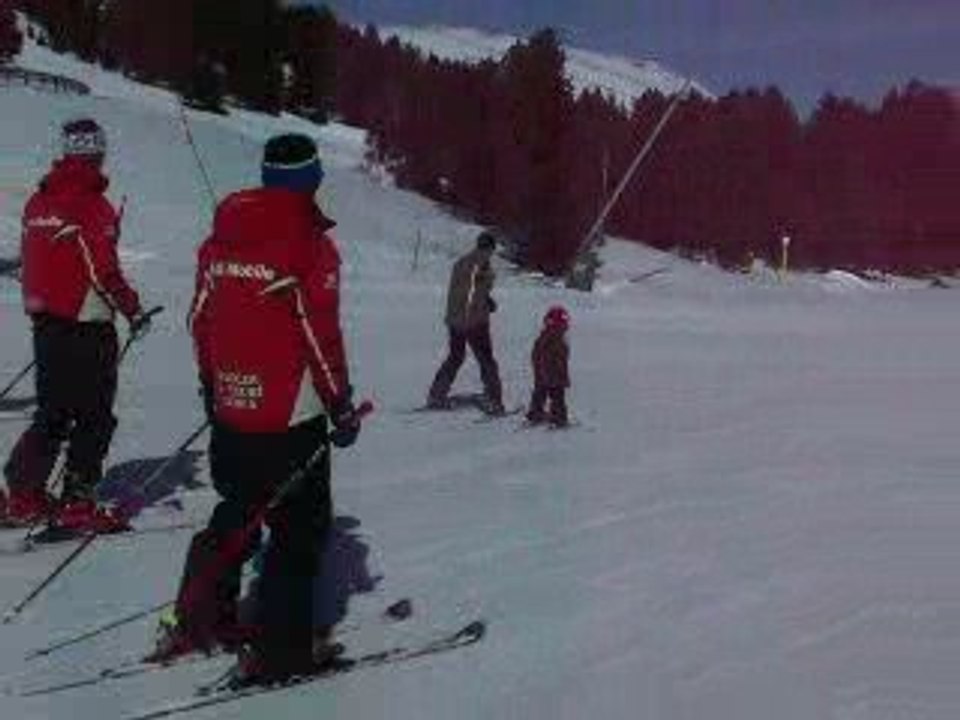 théo à ski aux Angles