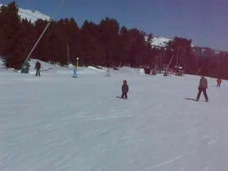 théo à ski aux Angles 2