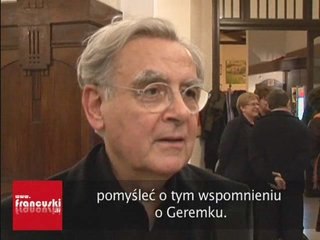 Bernard Pivot à Varsovie