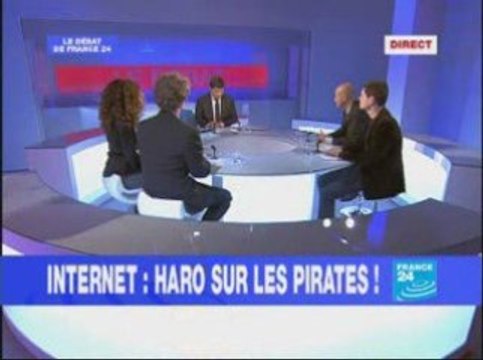 DEBAT FRANCE 24 SUR LA LOI ANTI-PIRATAGE