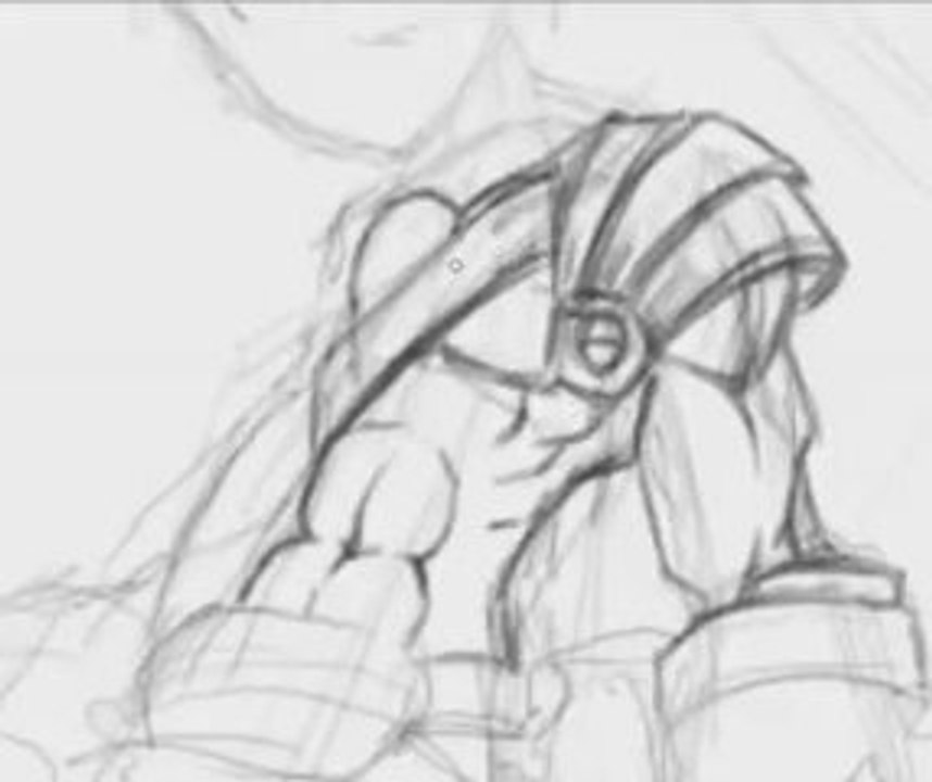 Knight Sketch part 1