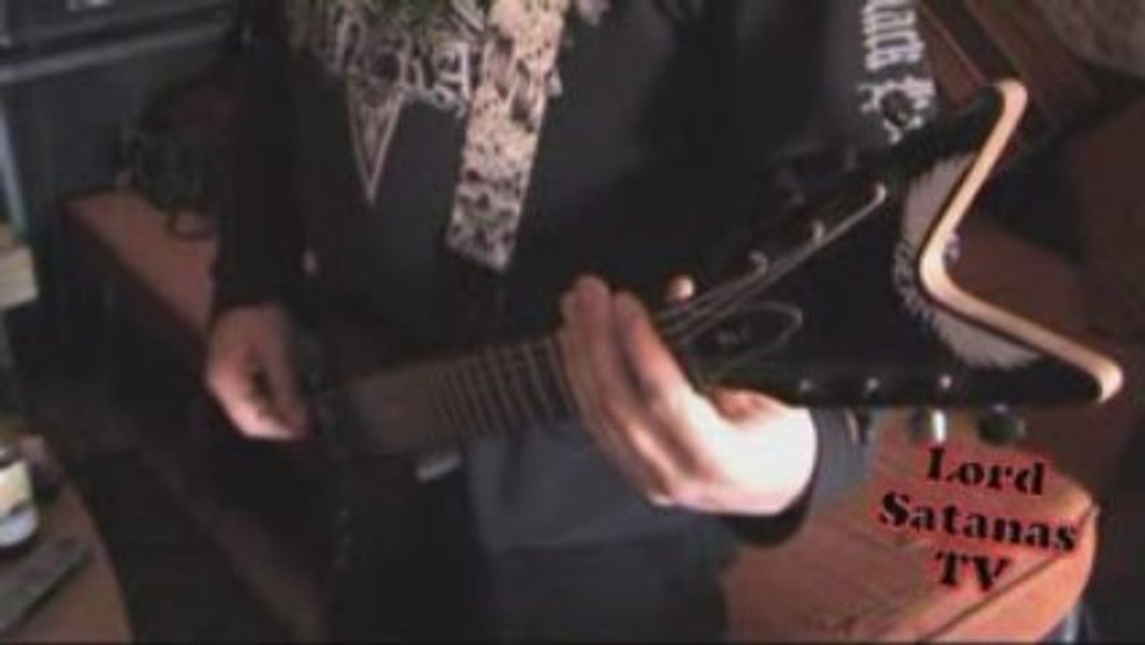 Lord Satanas Demo Thrash Metal Dean Guitar session Impro