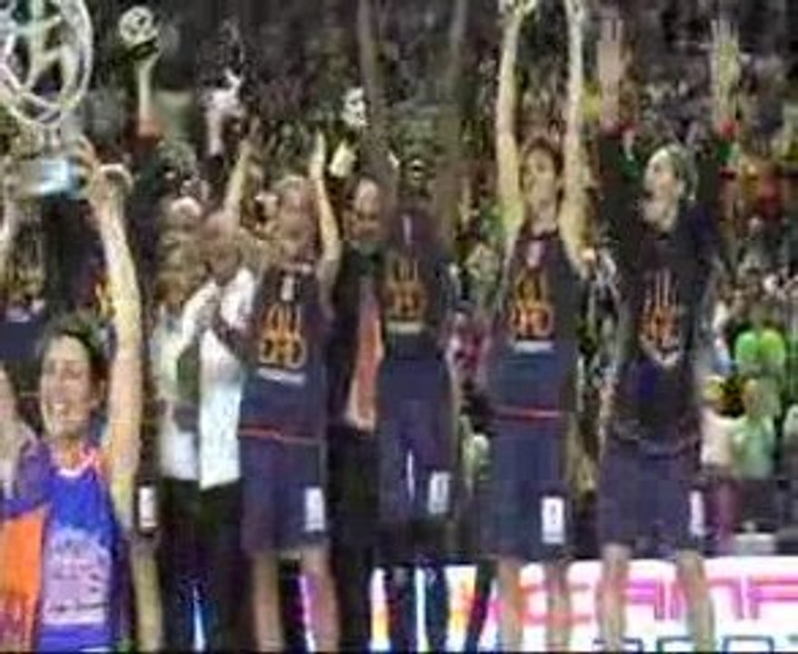 Evina Maltsi and Ros Casares : Spain Champions in 2008